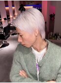 ホワイトブロンド/ホワイト/men'shair
