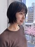 【梅雨に備えて◎】デザインカット+カラー+前髪パーマ+トリートメント