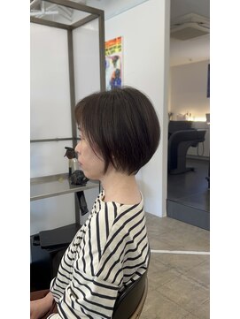 スクエアペア(SQUARE PAIR) ショートボブ　縮毛矯正　30代40代