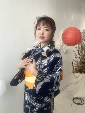 ヘアコレクション アンジュ(Hair collection Unge) ツイン浴衣ヘアセット＊