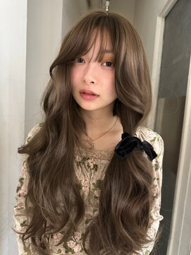 メゾンアクア 表参道(Maison ACQUA) ☆ブリーチなしダブルカラー オリーブ オリーブベージュ