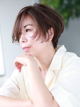 キッカ 本八幡店(CHICCA)の写真/【自然な立体感☆】白髪ぼかし+カット+カラー+Tr ¥21780～ポイントハイライトで綺麗に染まる！本八幡