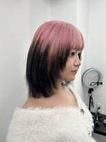 エゴ 池袋(EGO)&nbsp;ルーツカラー/ホワイトピンク/ミディアムレイヤー