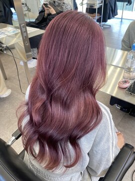 サンクプロジェクト(cinq PROJECT) ミルクティーピンクラベンダーベージュブラウンレイヤーカット