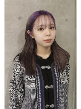 オーオシカシカスペース(OOO YY Space) 紫とパープルグレーのルーツカラー