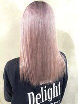 デート 下北沢(DATE)&nbsp;ピンクベージュ/ダブルカラー/シンプルストレート/髪質改善/原宿