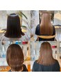 ハール(haar) 乾かすだけでまとまるよう、髪質に合わせた髪質改善ストレート。
