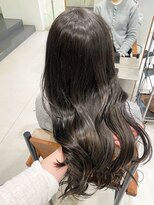 ローレンアオ(LOREN AO)&nbsp;着物ヘア/大人ガーリー/グレージュ/似合わせカット/オリーブ