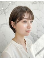 サンドパールス 仙台店(sand PALCE)&nbsp;髪質改善/大人ガーリー/似合わせカット/ショートボブ前髪/仙台