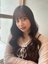 ウィタ(wita.)&nbsp;顔まわりカット/レイヤーカット/透明感ダークブラウン