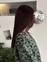 アロハナ 津店(ALOHANA)&nbsp;ブリーチ無し/透明感カラー/ワインレッド/ボルドー/髪質改善