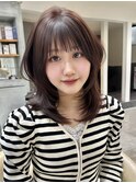 ミディアムレイヤーくびれミディアム イメチェン