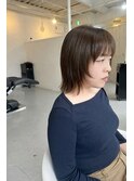 ショートウルフマッシュウルフ外ハネボブハッシュカット/東伏見