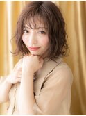 ダークアッシュブラウン韓国巻きデジタルパーマX上尾20代30代