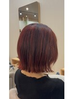ルーンバイアンツ 茅ヶ崎北口店(Lune. by ANT'S)&nbsp;ダークパープル/ナチュラルショート/夏のヘアアレンジ/茅ヶ崎