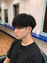 ルートヘア 辻堂店 辻堂メンズマッシュ 刈り上げツーブロック束感ショート