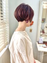 ラッシュグラス(Rush grass)&nbsp;ボルドーカラーショート◎20代30代40代50代60代