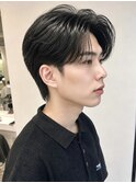 簡単セットでカッコよく★ナチュラルセンターパート