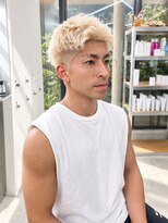 ユイマァルスロウ 岡山(YUIMARLSLOW) メンズサロンYUIMARLSLOW★20代30代40代岡山★ホワイトブリーチ