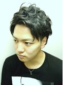 2ブロックショートパーマ