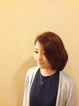 ゴエン ヘアーデザイン(goen hair design) サイドパートで大人っぽく