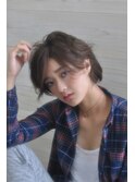 clan<外国人風甘めバングナチュラルショート>