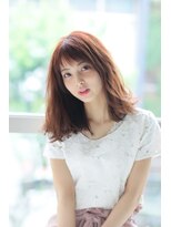 エアー 福岡(AIR)&nbsp;[air-FUKUOKA　　掛橋]　眉上シースルーバングスタイル