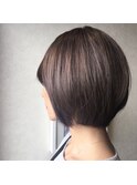 ショートグレージュ