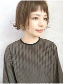 【December】小顔 大人かわいい ブランジュ 外ハネボブ♪