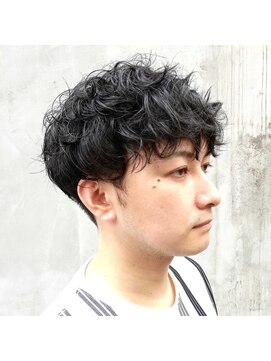 ジェナ(Jena) メンズスパイラルパーマ×ショートマッシュ