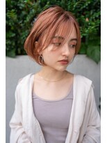 オースティン 門前仲町(AUSTIN)&nbsp;大人かわいい前髪セシルカットココアブラウンフリンジウェーブ