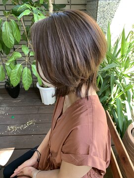 ダブル(W) 【hair salon W】前下がりショートボブ