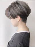 【モリオ原宿】ハンサムショート　前髪なし　くびれショート
