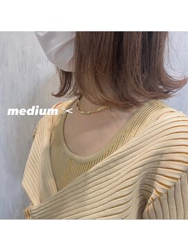 ヴィータ シロカネ サルト(vi-ta sirokane.salto) ロブ×ベージュ×20代30代