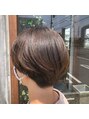 ヘアースペース トム(Hair Space TOM)&nbsp;丸みのあるショートくせに合わせ収まりよくカットいたします