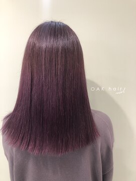 オークヘアー 博多店(OAK hair) ～pink &purple color～