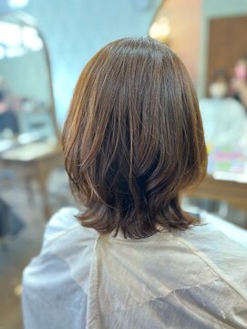 美容室 ナル(NaL) 大人かわいいくびれボブ