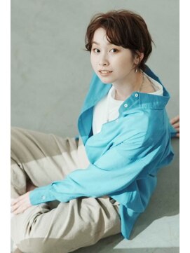 ウタ 【uta 浮田】ハンサムショート×キャメルベージュ