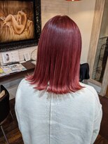 ボアップ 京橋店(boappu)&nbsp;#カシスカラー#カシスピンク#ケアブリーチ#韓国ヘア