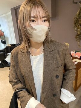 パープル(PURPLE) ウルフカット