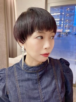 ロアン 宗像店(roan)の写真/【大人ショートならお任せ】毎日のセットを楽に、伸びても崩れないstyleを叶える再現性の高いカット技術♪