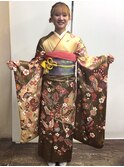 成人式卒業式着付け和服ヘアセットガーリーティーンズ10代20代