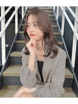 シオ ヘアー デザイン(Sio. hair design) 【Sio.高橋将斗】2024トレンド艶カラー×顔まわりレイヤーカット