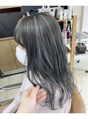 白髪ぼかしハイライト～グレージュカラー～