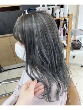 リプルバイメグ(Ripple by mEg) 白髪ぼかしハイライト～グレージュカラー～
