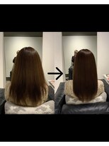 サリ(SARY)&nbsp;ボリュームダウン ミディアム縮毛矯正 カラー毛