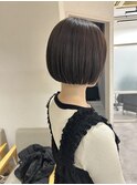 ぱつっとミニボブ