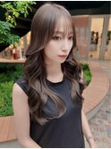 【kumu】ミルクティグレージュ×大人モテロングレイヤー.