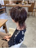 個性派ウルフカット