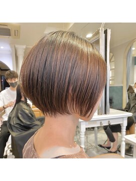 ロンドグロワール 大宮(Lond Gloire) 小顔丸みショート/ブリーチなし透明感カラー/大宮